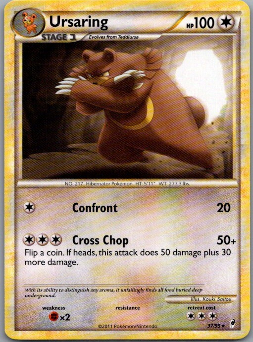 Ursaring Rare Call of Legends 37/95 LP