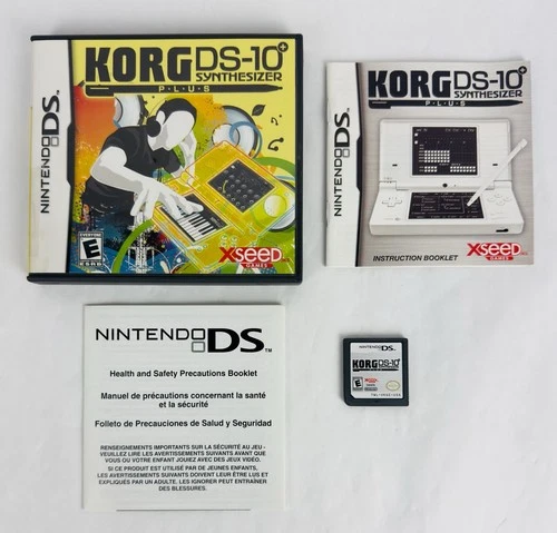 Korg DS-10 + Synthesizer Plus Complete in Box CIB - Nintendo DS