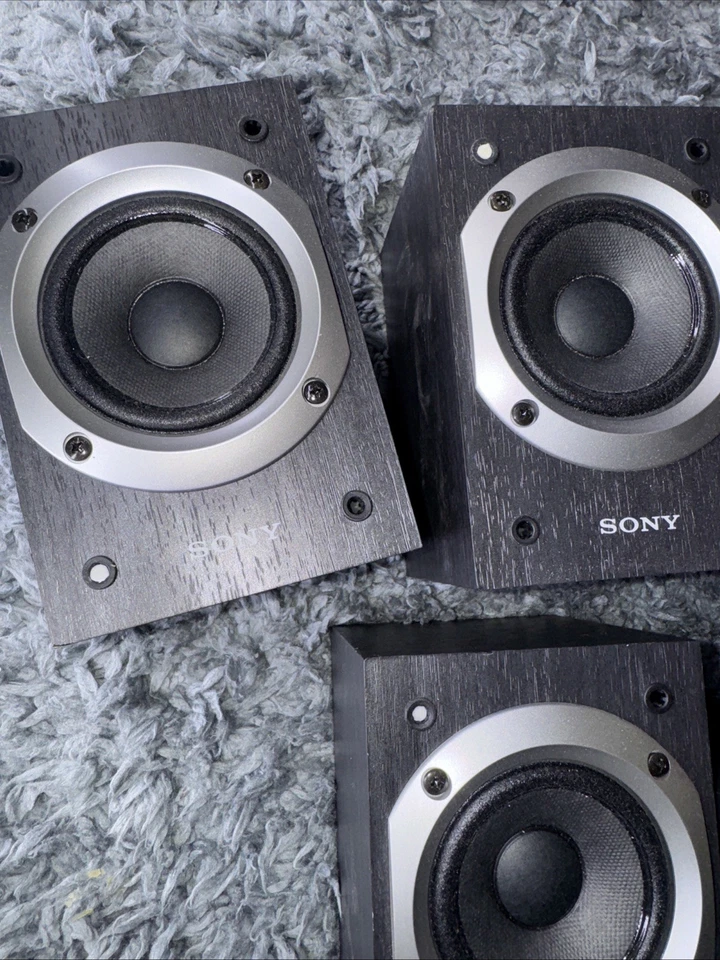 Altavoces de sonido envolvente Sony 1 centro SS-CNP88 y 5 SS-MSP88 cine en casa Foto 3 de 4