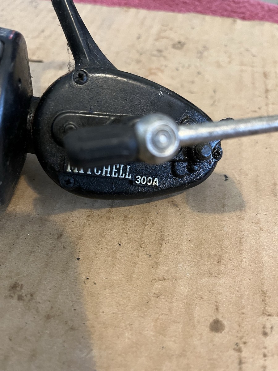Vintage Mitchell 300A Spinning Fishing Reel Made in France Vintage Mitchell 300A Spinning Fishing Reel Made in France