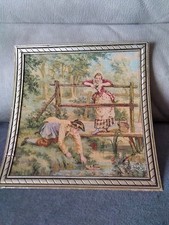 tableaux vintage toile courbé 260 x 260 mm