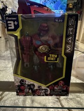 MARS ROBOT * ROUGE * MOTORISÉ ATTACK ROBO SQUAD MIB FONCTIONNE complet avec piles