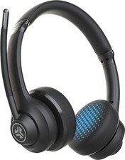 JLab - GO Work Wireless  Wired On-Ear Headset - Black