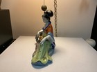 asian woman girl statue chinese or japanese big beautiful mid century mcm 1950s — photo 2