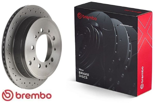 2X Bremsscheibe Brembo 09.D618.1X 2 Bremsscheiben Hinterachse Hinten-image