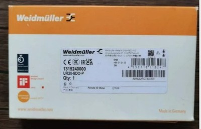 100% Genuine Weidmuller UR20-8DO-P 1315240000 Module Fast shipping