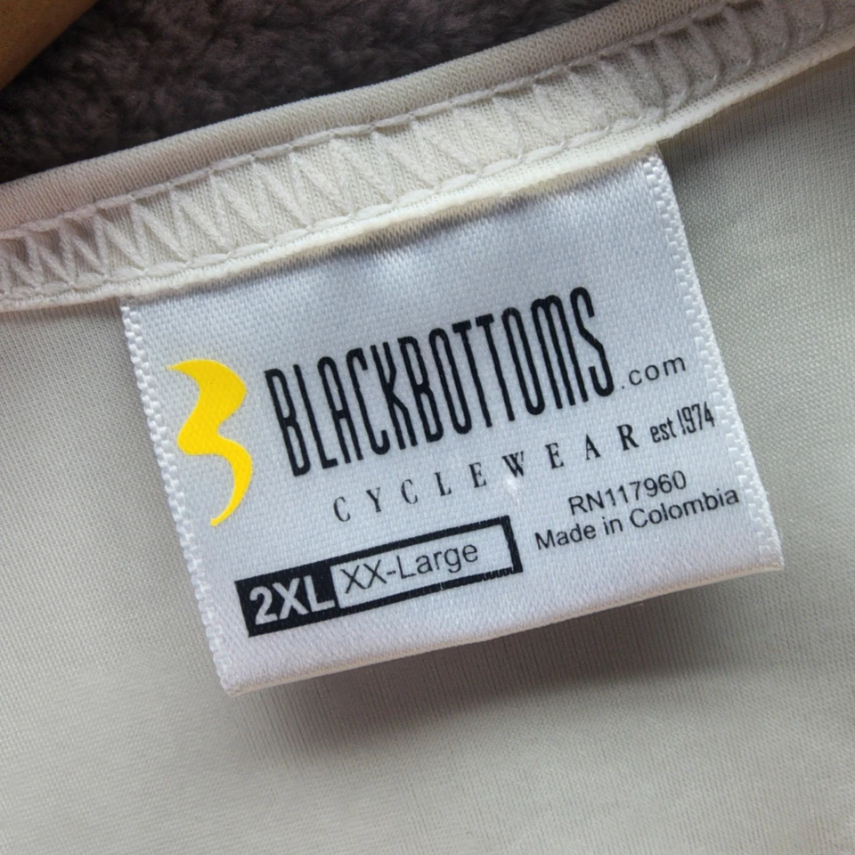 Avia Wildflower Triathlons Cycling Jersey 2XL Sleeveless Blackbottoms Cyclewear - Image 4 of 4