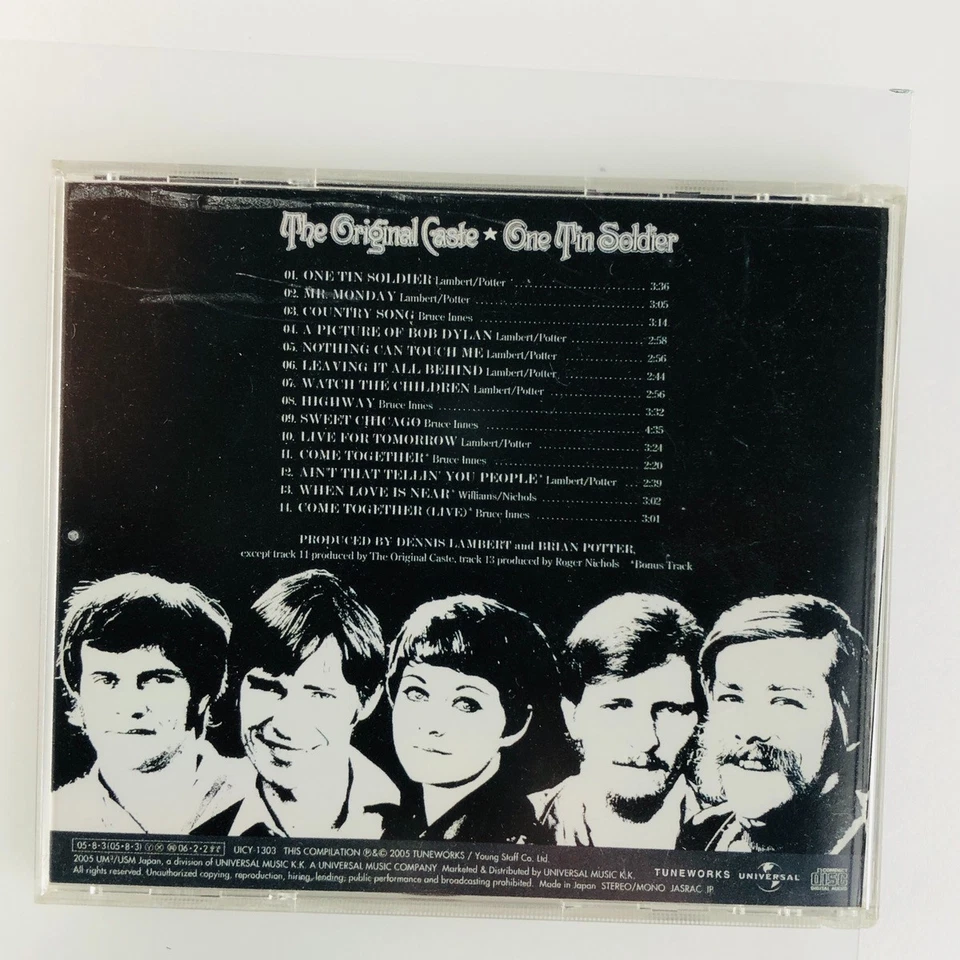 The Original Caste – One Tin Soldier  Japan CD Remastered Album with Bonus Track - Image 3 of 4