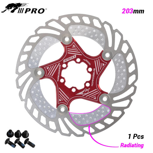 Disco de enfriamiento para bicicleta MTB DH disipación de calor cuesta abajo flotante bicicleta freno rotor - Imagen 30 de 38