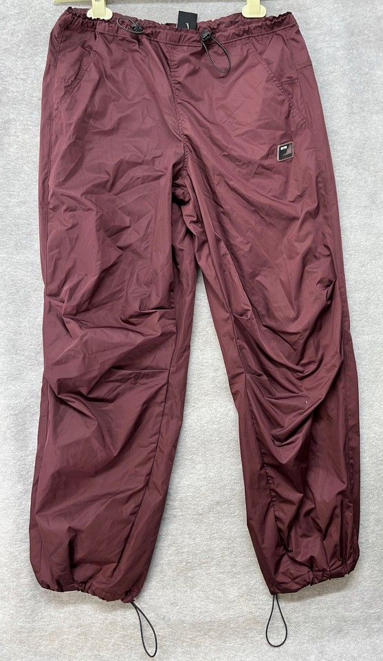 IETS FRANS SIZE XS WOMENS BURGUNDY BALLOON PARACHUTE PANTS URBAN OUTFITTERS Y2K