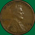 1933 Lincoln Wheat Cent Very Fine VF Coin #35095