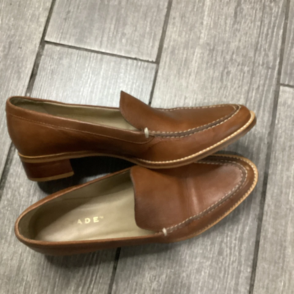 Parade  Brown Leather  Penny Loafers Women's Size 6.5 - Image 2 of 4