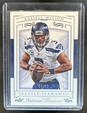 2015 Panini National Treasures Russell Wilson #/99 Seahawks
