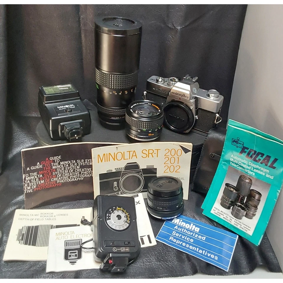 Película para cámara Minotaur SRT202 3 lentes muchos extras incluyendo manual de instrucciones  Foto 2 de 4