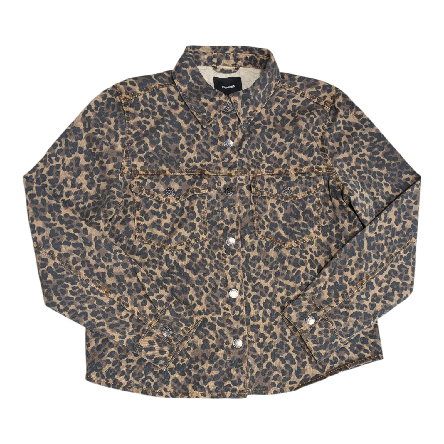 Express Women's Lightweight Snap Closure Classic Fit Denim Jacket
Opens in a new window or tab