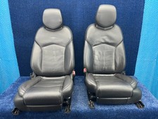 2016-2020 Cadillac Ct6 Front Rear Seats Set Black Leather Interior Oem Ltl
