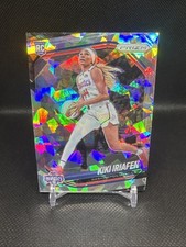 2025 Panini Prizm WNBA Kiki Iriafen #72 Silver Cracked Ice Rookie RC Mystics