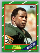 Jessie Clark 1986 Topps Green Bay Packers #217 RC