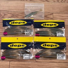 Deps Blue Slender 4.7 Soft Lure Worm Unused Fishing Bait