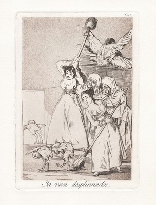 Francisco de Goya plate 20 from Los Caprichos etching Radierung grabado