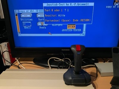 Joystick einstellbar für Amiga, Atari, MSX, Amstrad und SEGA