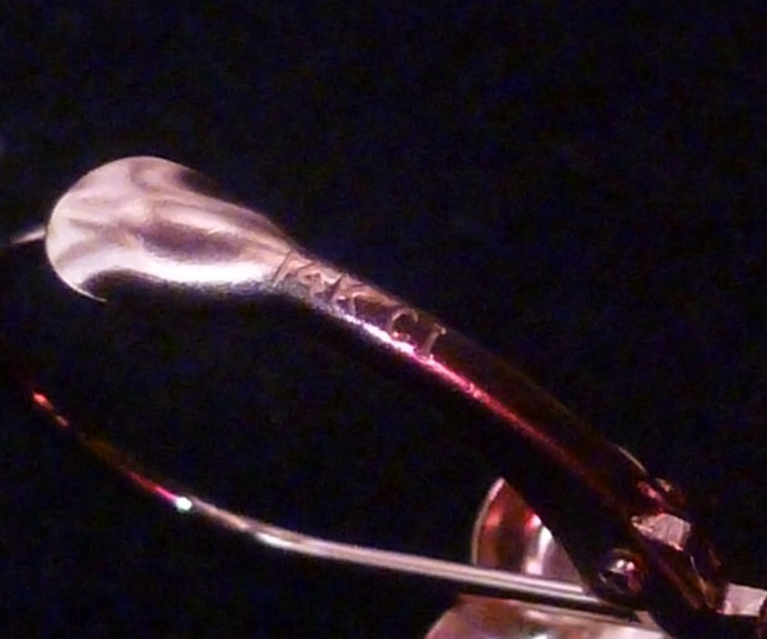 14K SOLID YELLOW GOLD HEART DANGLE LEVERBACK EARR… - image 6