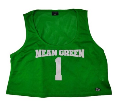 Women's North Texas Mean Green Hype & Vice Mesh Football Jersey Top Large