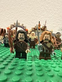 LEGO The Hobbit Lot  Barrel Escape Elf Army Attack of the Wargs 79004 79002 used