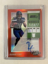 Rashaad Penny 2018  Contenders Optic Orange Prizm Rookie Ticket Rc Auto /25