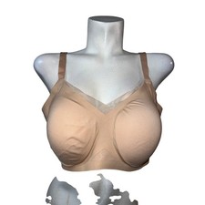 Honeylove Crossover Bra Sand Beige Wire-Free Supportive Size 2X 42C/D LWBR0302V3