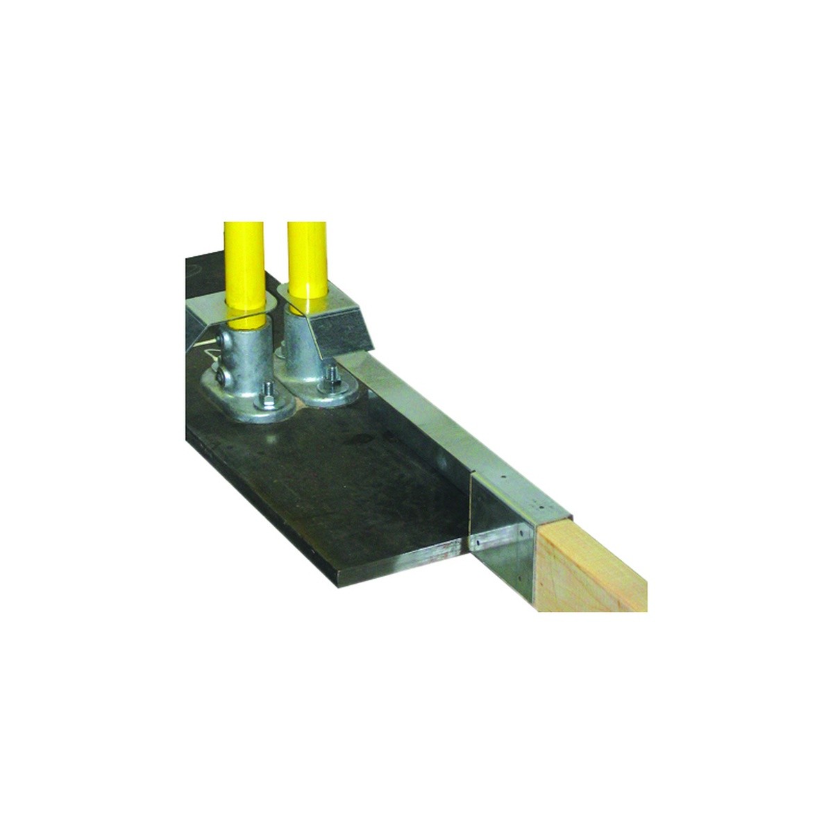 Guardian 15185 Hot Dipped Galvanized Steel Toeboard Attachment 2x4