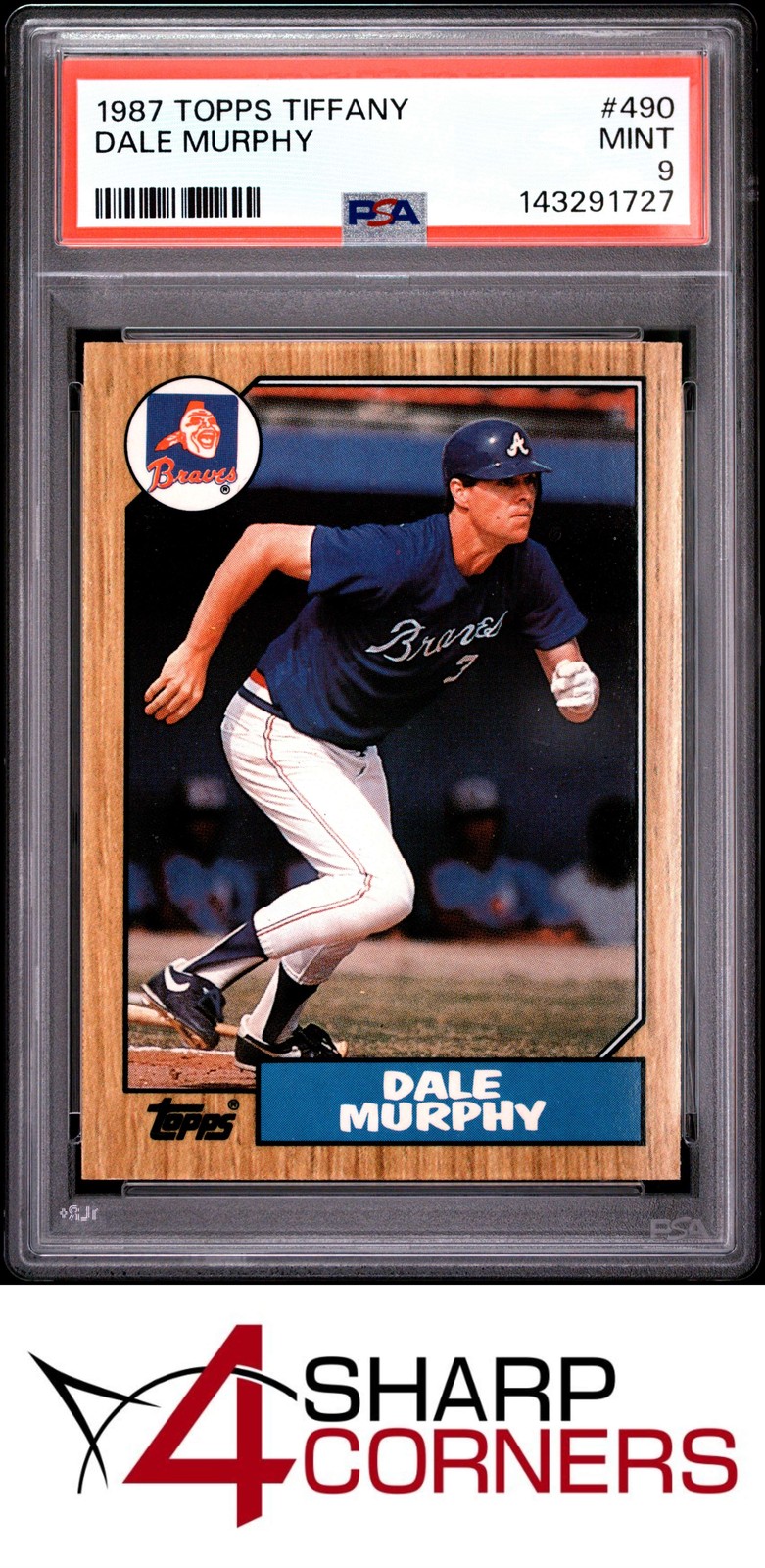 Dale Murphy #490 (Baseball Cards 1987 Topps Tiffany) — is it worth grading?