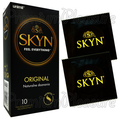 SKYN   Original Condoms *Ultra Thin Polyisoprene Latexy-Free Condoms * Box of 10