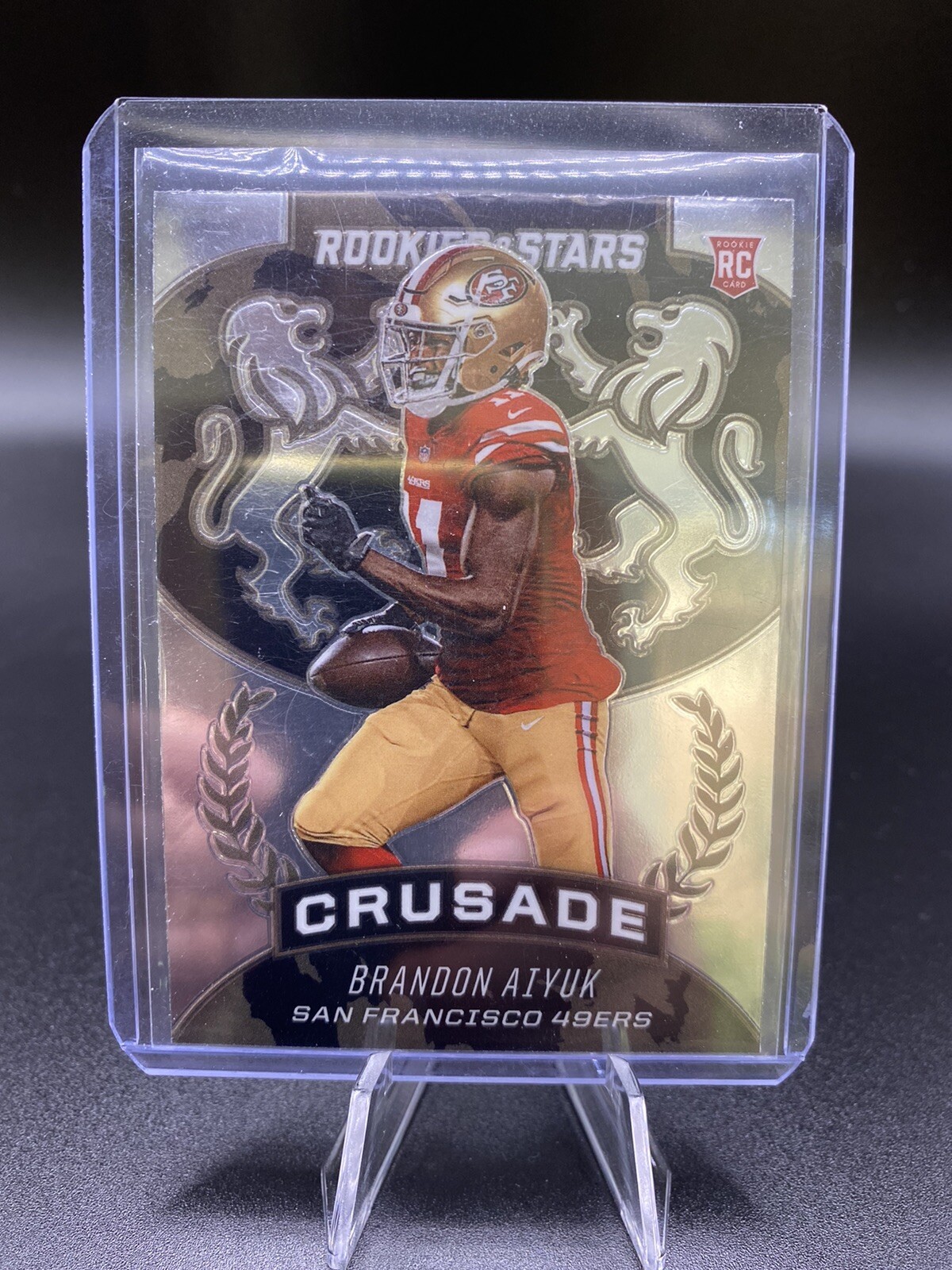 2020 Rookies and Stars Crusade Chrome #27 Brandon Aiyuk (NFL Football 49ers)