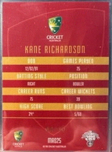 2020/21 CA Traders Cricket MOJO Ruby, Individual Card Sale only Nr-Mint. - Picture 13 of 99