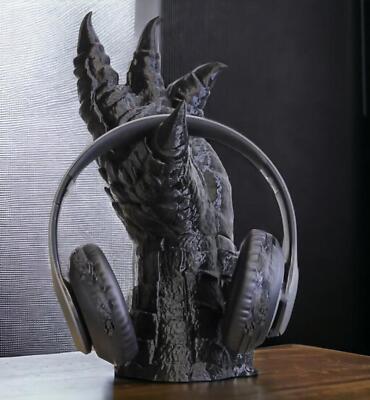 Godzilla Headphone Stand - Dragon Claw Headset Holder - Gift for Him - Dad Gift