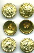 10 Marine Knöpfe Volksmarine Ankerknöpfe Fasching  Karneval  ähnl.Kriegsmarine