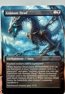 Animate Dead Proxy Card with Custom designed art