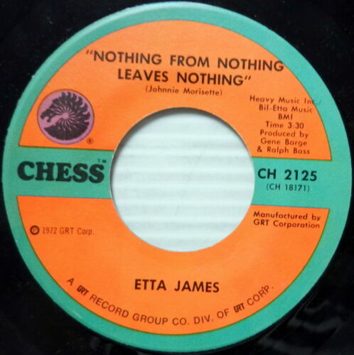 Etta James Jukebox Jam Series 45S