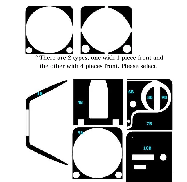 Sello de cuero para Hasselblad 500CM Kit de revestimiento personalizado de repuesto Foto 2 de 3
