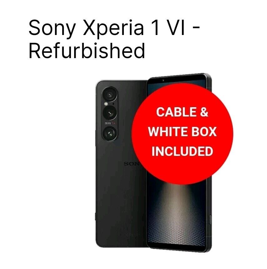 Sony Xperia 1 VI - 256GB - Black (Unlocked) (Dual SIM) | eBay Sony Xperia 1 VI - 256GB - Black (Unlocked) (Dual SIM) | eBay