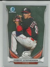Robert Stephenson Cincinnati 2014 Bowman Chrome Draft Top Prospect