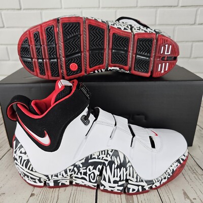 NEW Nike Zoom LeBron 4 Men's Size 9 Graffiti Basketball Shoes 2023 DJ4888-100  