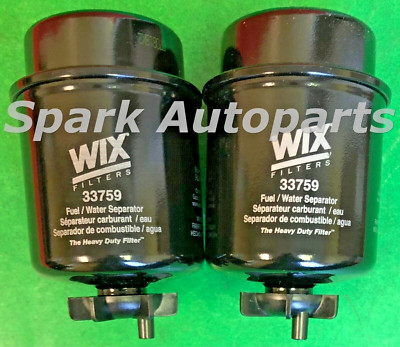 New Lot of 2 Fuel Water Separator Filter WIX 33759 For CATERPILLAR ...
