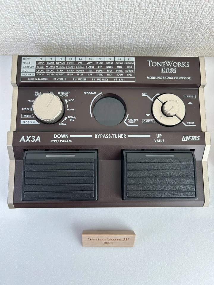 KORG ToneWorks AX3A MODELING SIGNAL PROCESSOR gebraucht getestet funktioniert mit Box, Handbuch - Bild 4 von 4