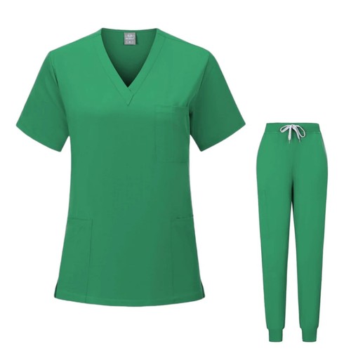 Medical Uniforms Surgical Nurse Scrubs Set Dental Clinic Beauty Salon Workwear - Picture 16 of 28