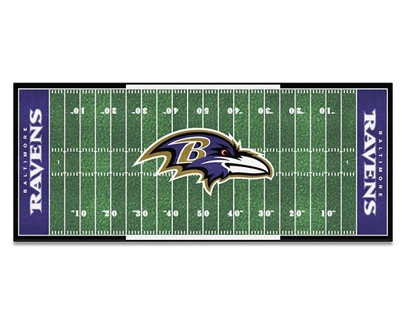 Baltimore Ravens Football Field Runner Rug