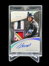 2017 Panini Immaculate Collection Yoan Moncada Signatures Dual RPA ONE OF ONE
