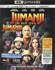 Jumanji: The Next Level - 4K Ultra HD/Blu-Ray/Digital - Brand New w/ slipcover