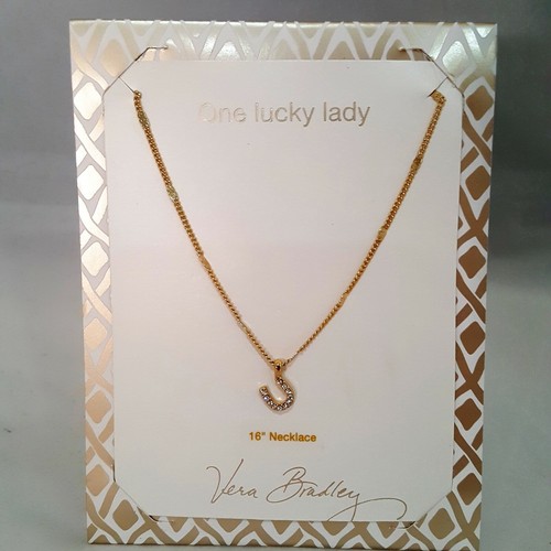 VERA BRADLEY GOLD TONE ONE LUCKY LADY 